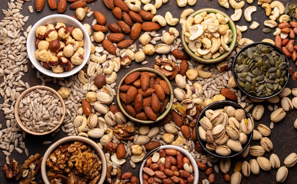 Nuts and seeds also contain a high amounts of Phenylethylamine Hydrochloride.