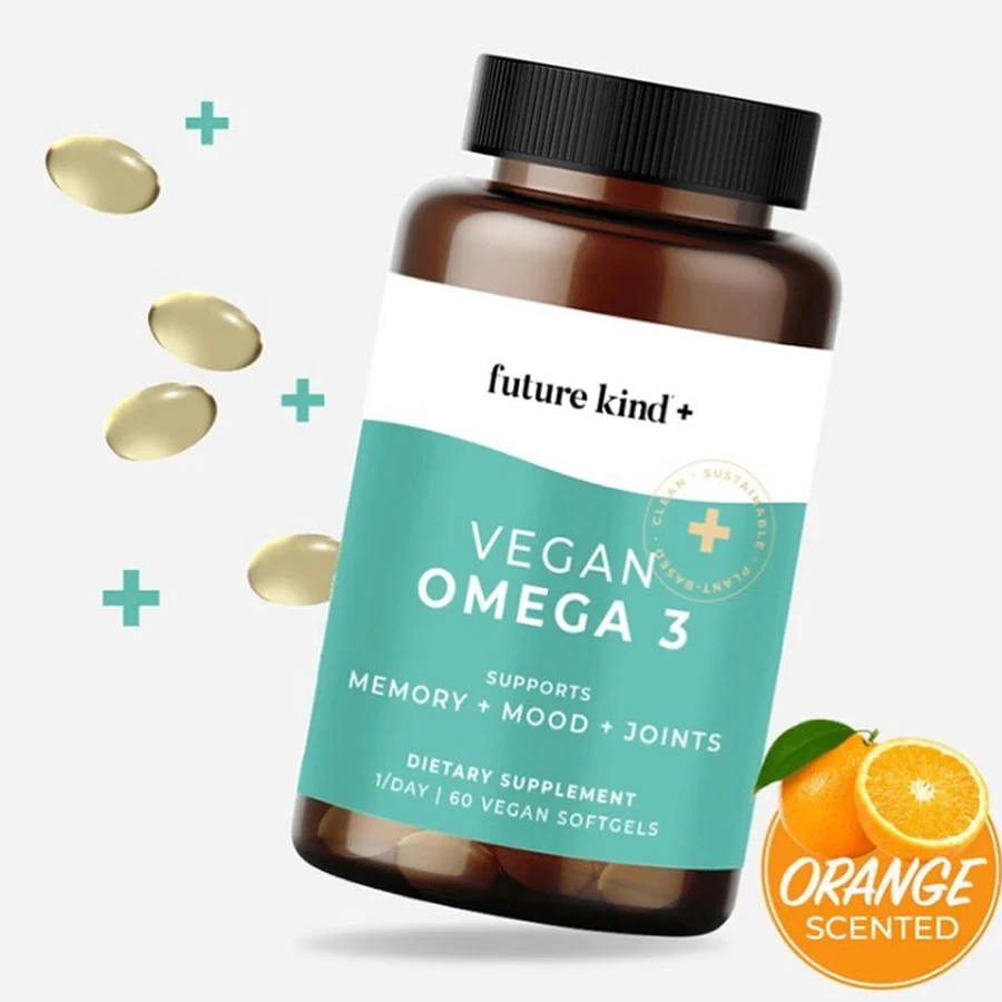 future kind plus vegan omega 3 capsules.