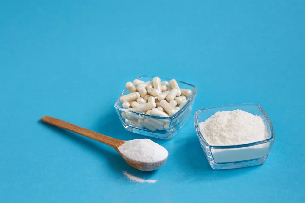 Collagen Capsules and Collagen Powder.