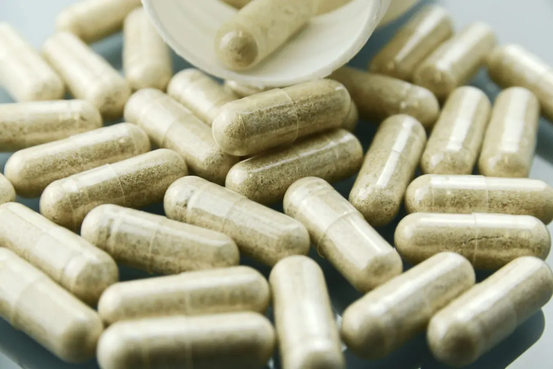 close up shot of Resveratrol pills