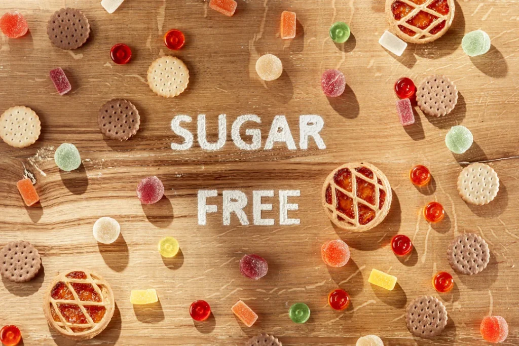 Sugar free items. 