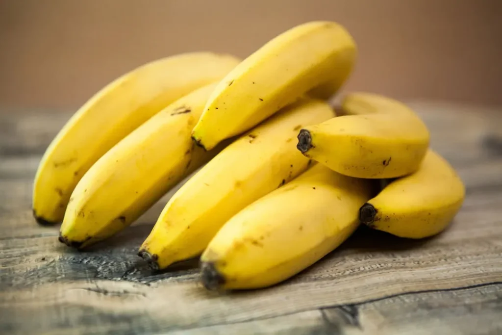 Banana provides vitamin B and C. 