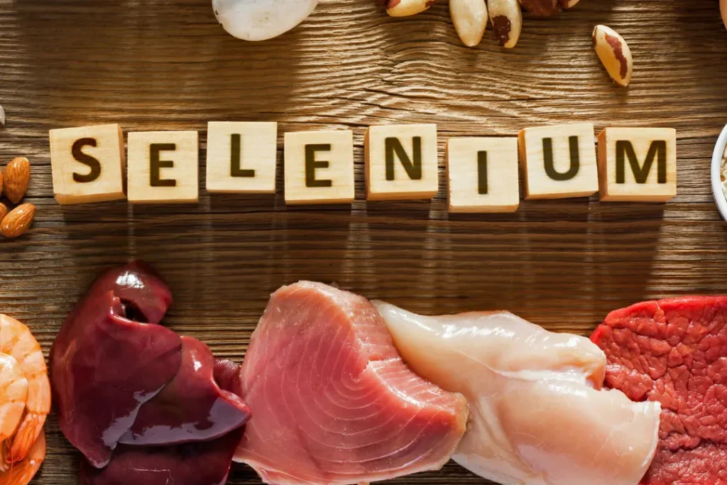 Selenium can be obtained from meat. 