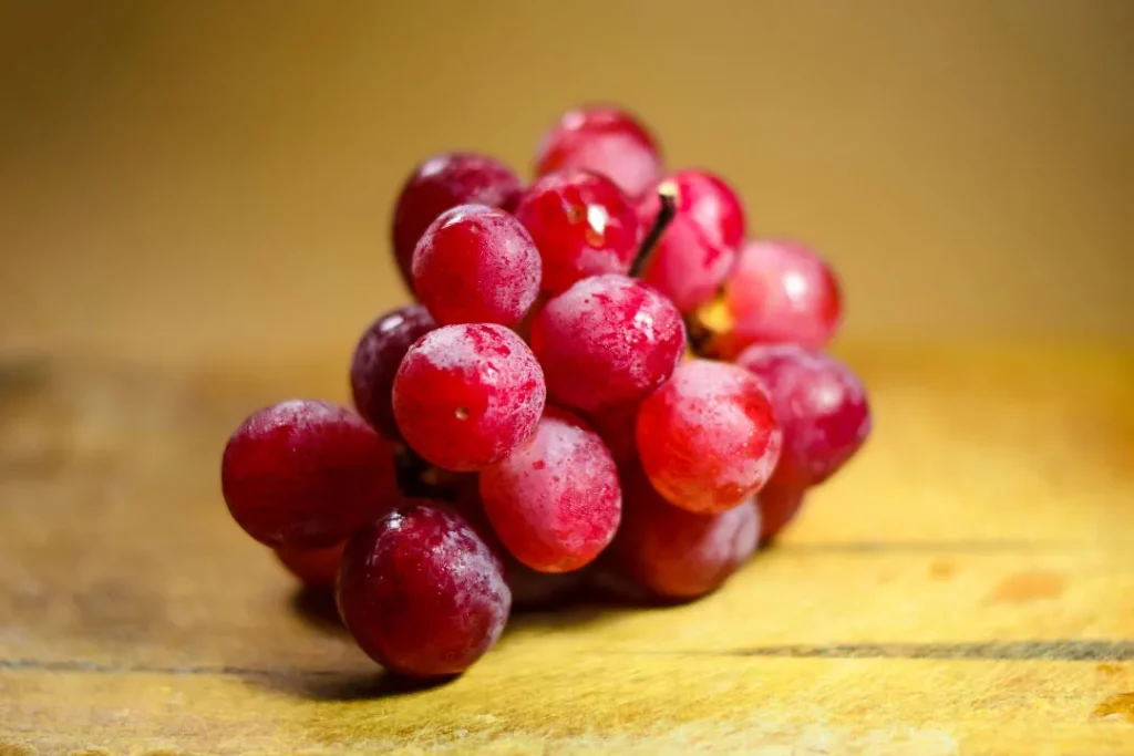 Red grapes are good for health. 