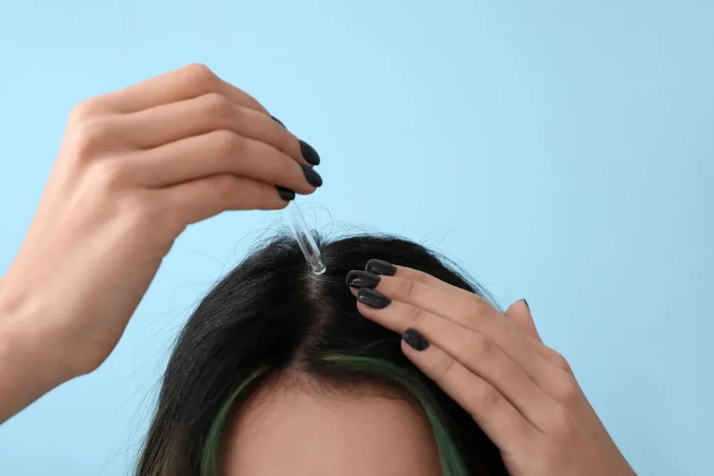 Oil for healthy hair.