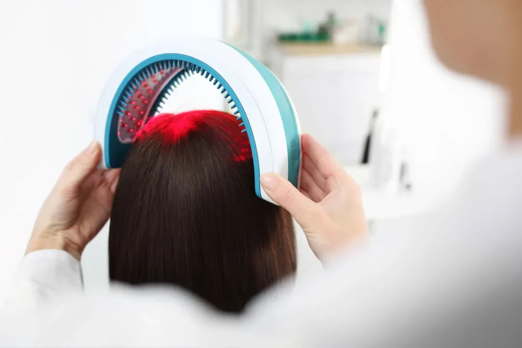 Laser therapy for hair growth.