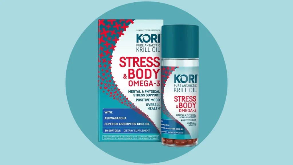 Kori Krill Oil Stress & Body Ashwagandha + Omega-3 